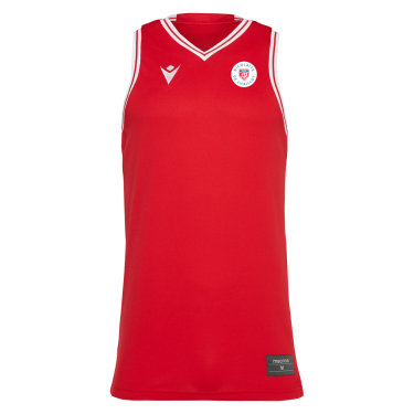 Maillot basket freon rouge - logo tissé