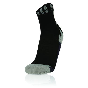 Interval - calza tecnica media running ner/gri