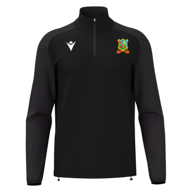 Isen 1/4 zip jersey blk sr