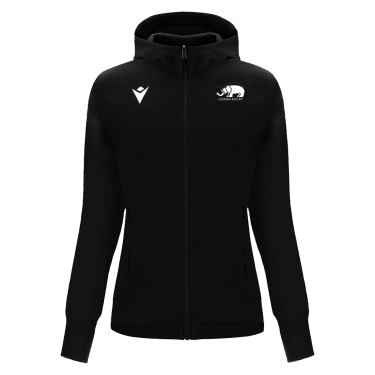 Felpa da donna con cappuccio in cotone drum