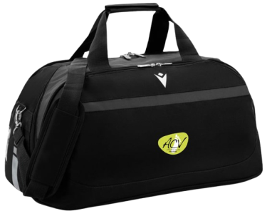 Sac de sport burst noir avec logo brodé