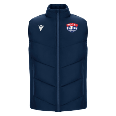 Doudoune sans manche coldmire navy logo brodé