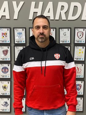 Sweat capuche os rouge noir blanc logo club thermocollé