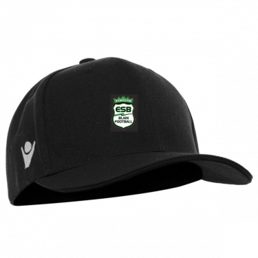 Casquette pepper noire avec logo brodé