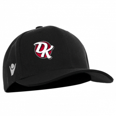 Casquette pepper noire avec logo brodé