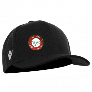 Casquette pepper noire avec logo brodé