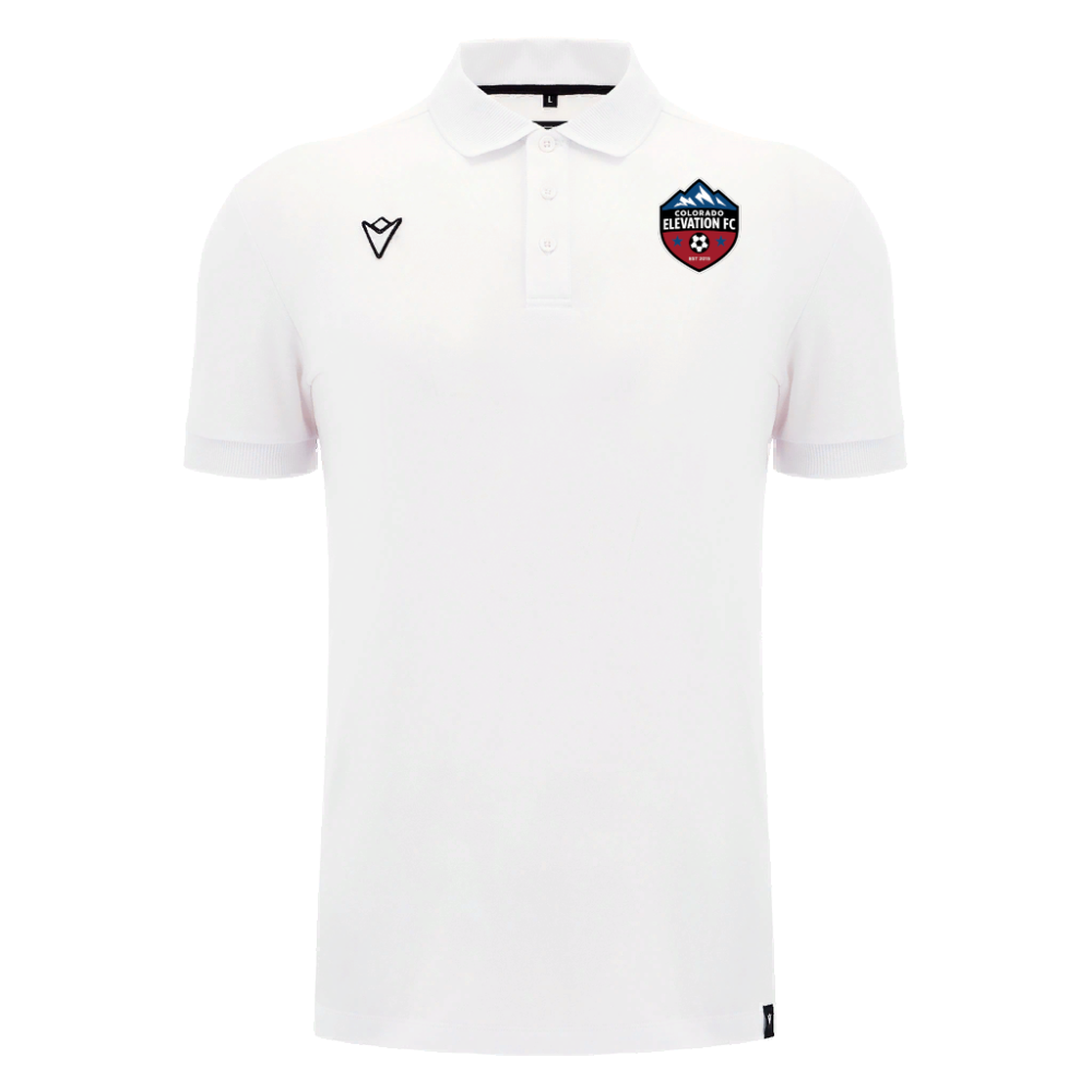 Macron Chalki polo with jacquard knit collar | Image 1