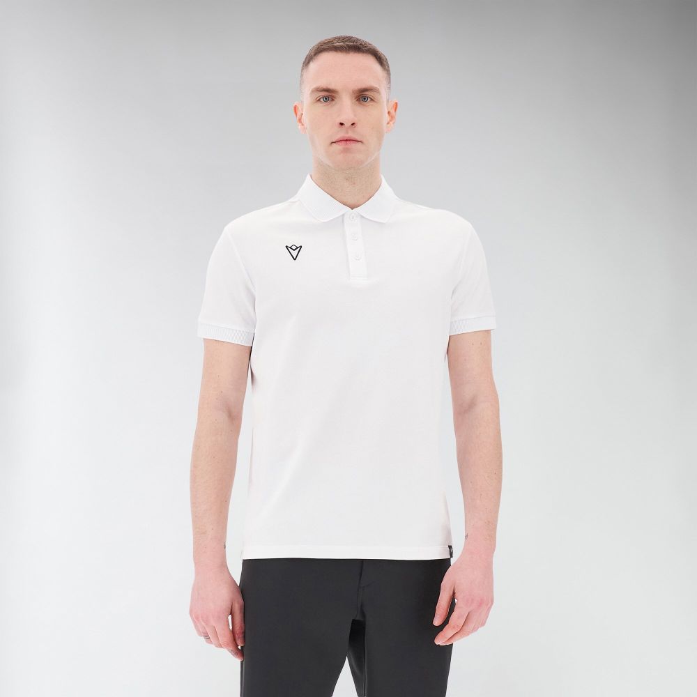 Macron Chalki polo avec col en maille jacquard | Image 1