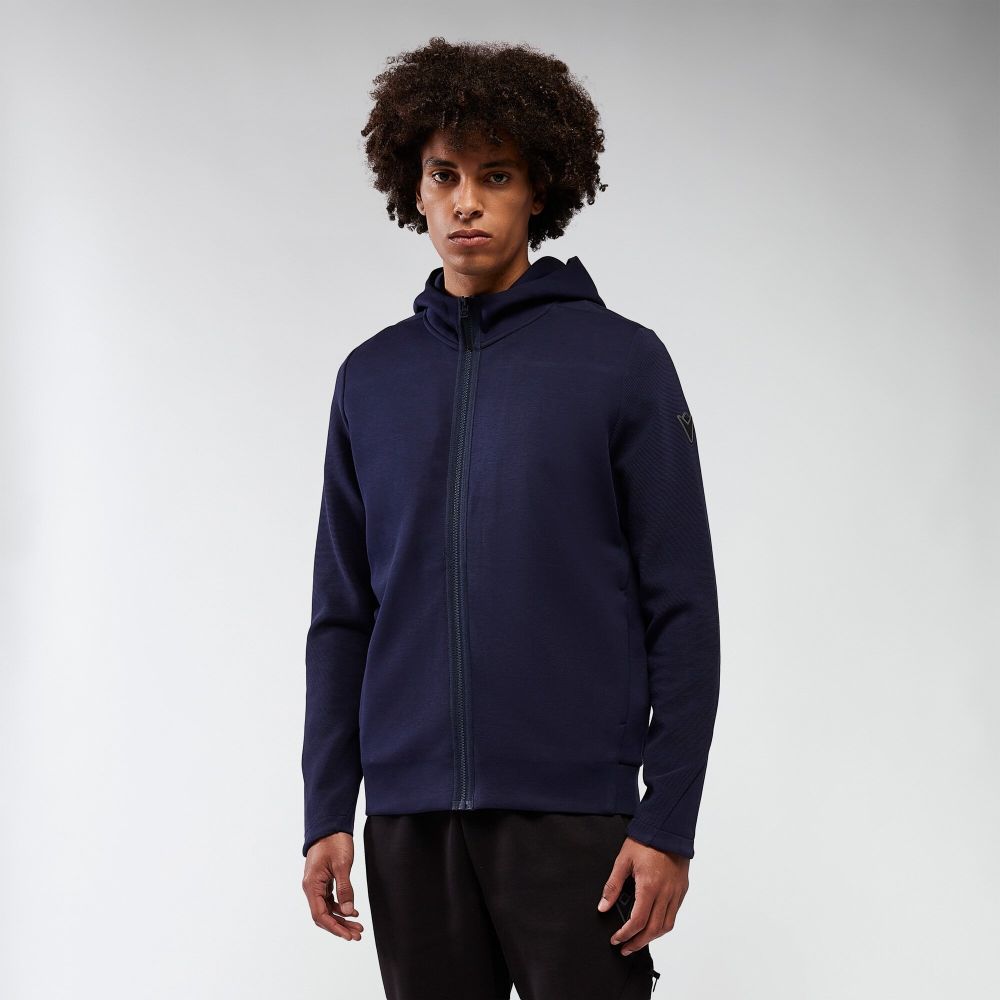 Macron Midnight felpa full zip con cappuccio | Immagine 1