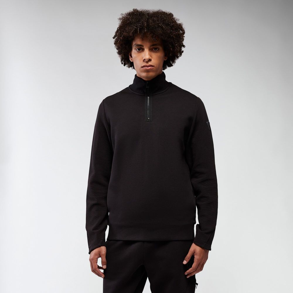 Macron Lunaris felpa 1/4 zip frontale | Immagine 1