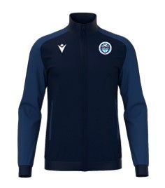 Macron Veste de sortie full zip anubis navy avec écusson | Image 1