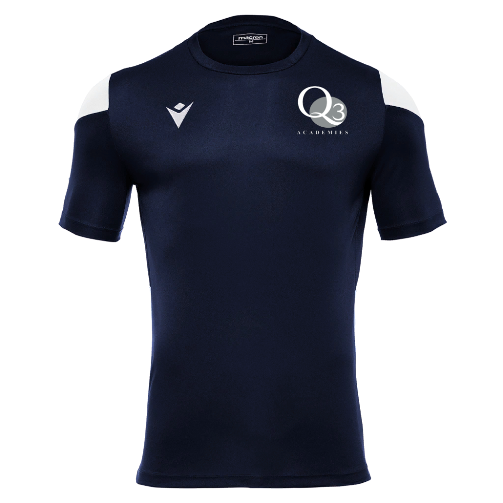 Macron Polis shirt nav/wht ss jr | Image 1