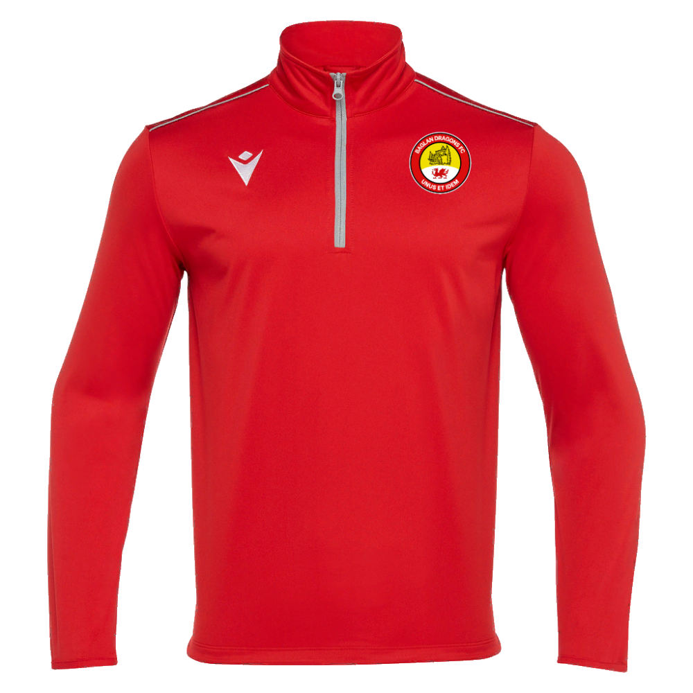 Macron Havel 1/4 zip jersey red sr | Image 1