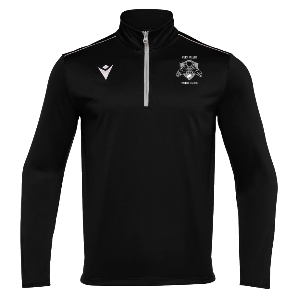 Macron Havel 1/4 zip jersey blk sr | Image 1