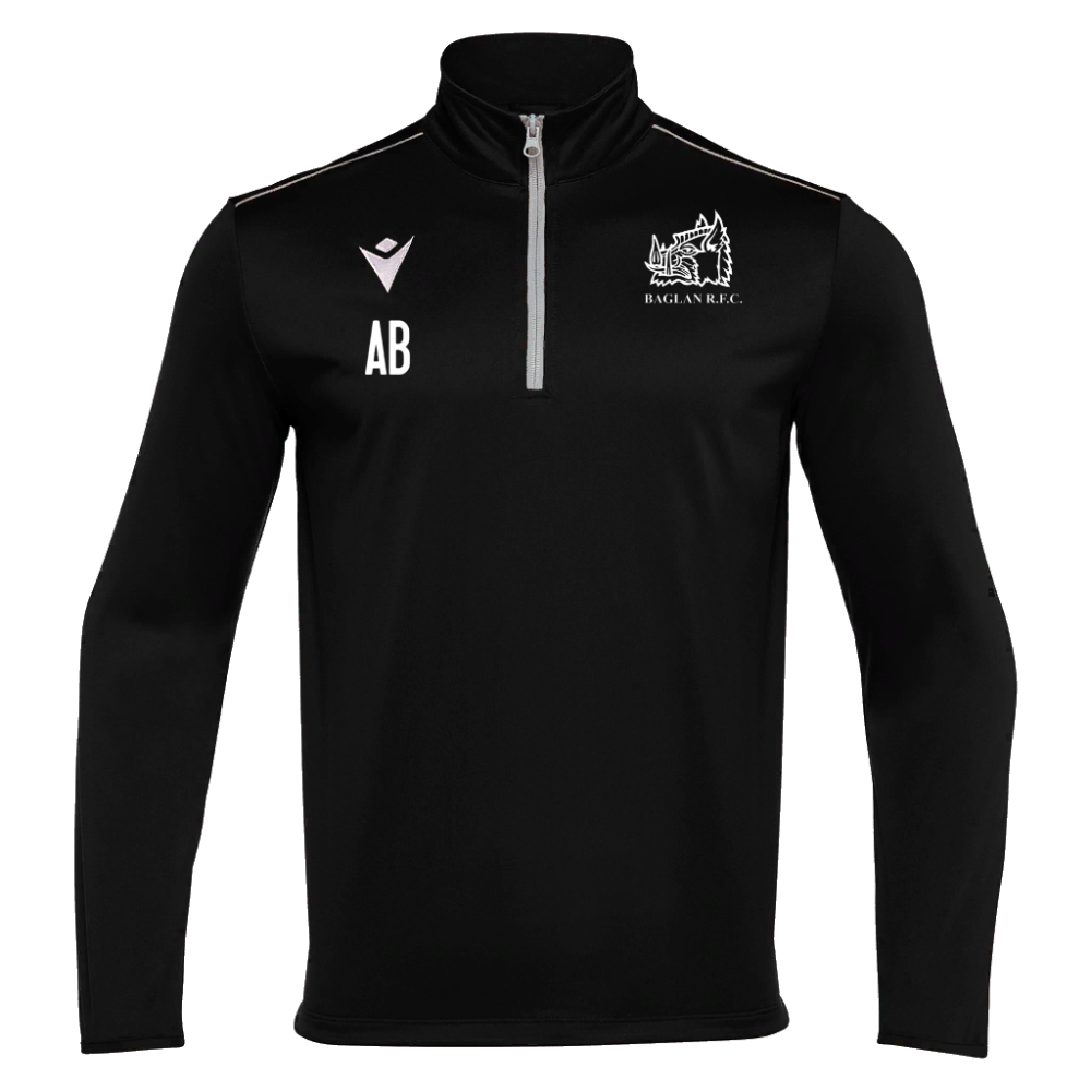 Macron Havel 1/4 zip top blk jr | Image 1