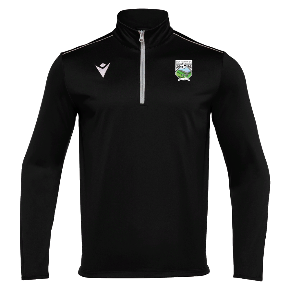 Macron Havel 1/4 zip jersey blk jr | Image 1