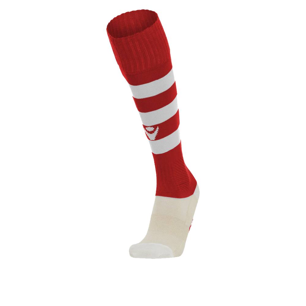 Macron Hoops socks red/wht cs | Immagine 1