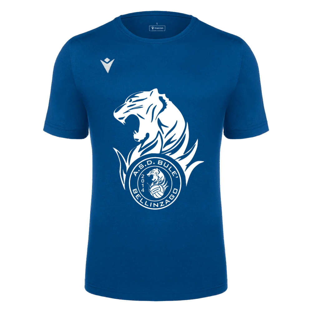 Macron T-shirt royal bulè | Immagine 1