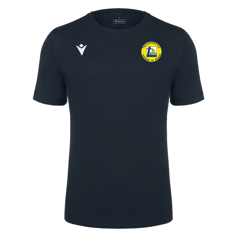 Macron T-shirt blu navy logo | Immagine 1