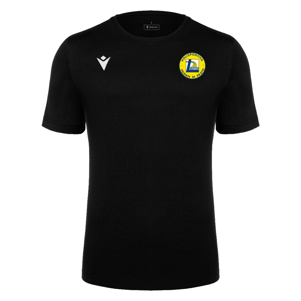 Macron T-shirt nera logo | Immagine 1