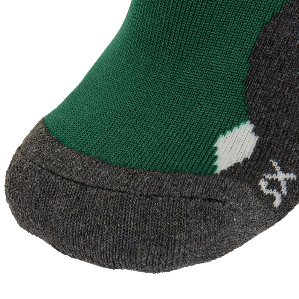 Paire De Chaussettes Vertes En Laine Perrin - Taille 45/46, Neuf Avec Étiquettes, Fabriqué En France