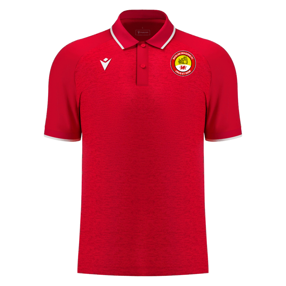 Macron Aulos polo red/wht jr | Image 1