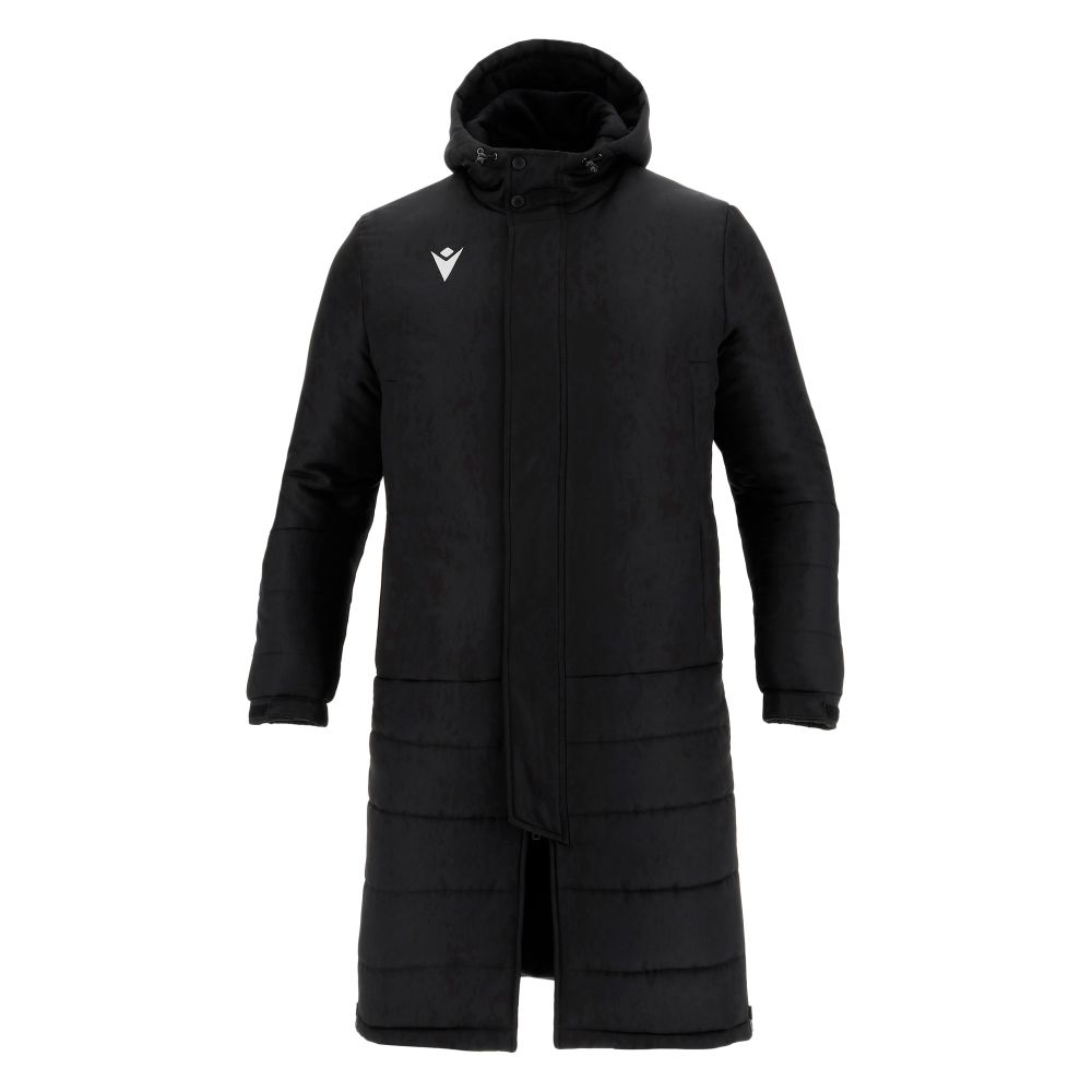 Turvey long bench jacket blk/ns | Become Elite Soccer 2026