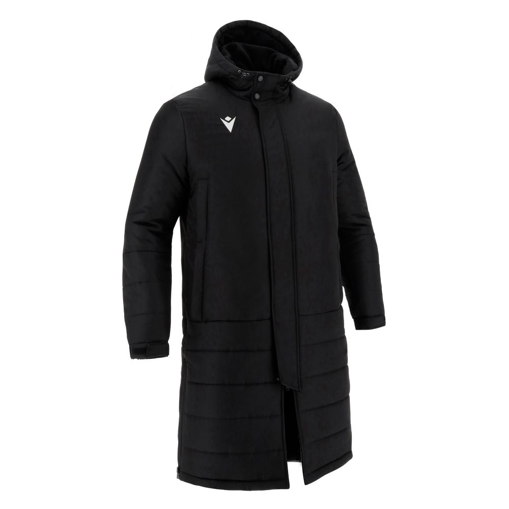Turvey long bench jacket blk/ns | Become Elite Soccer 2026