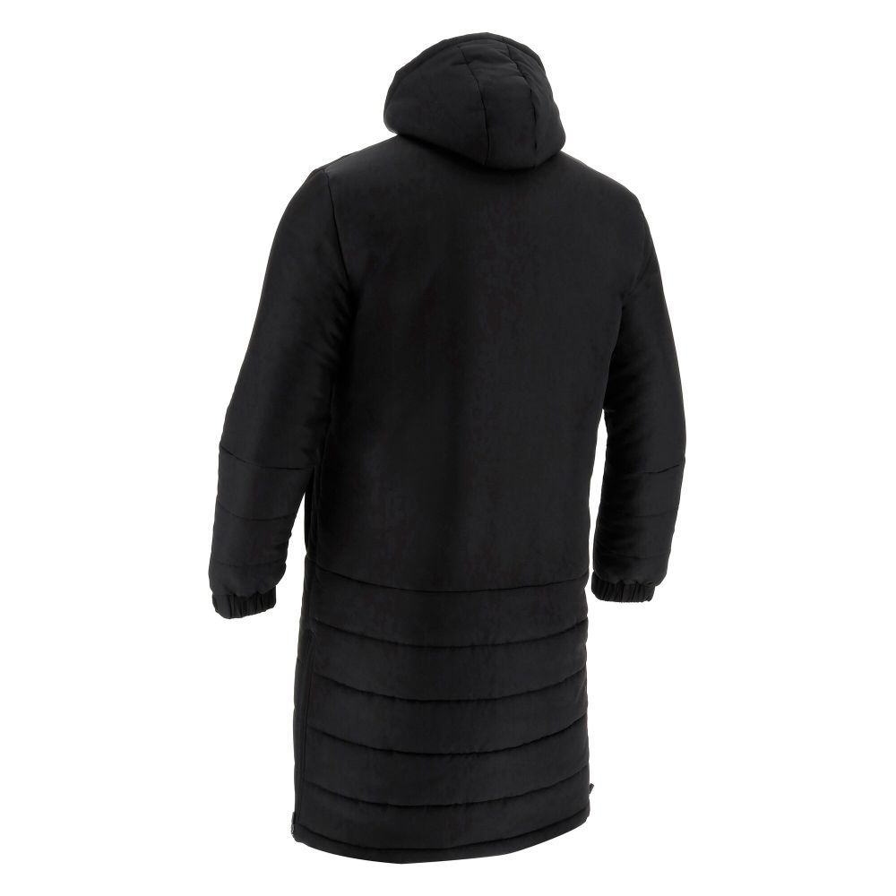 Turvey long bench jacket blk/ns | Become Elite Soccer 2026