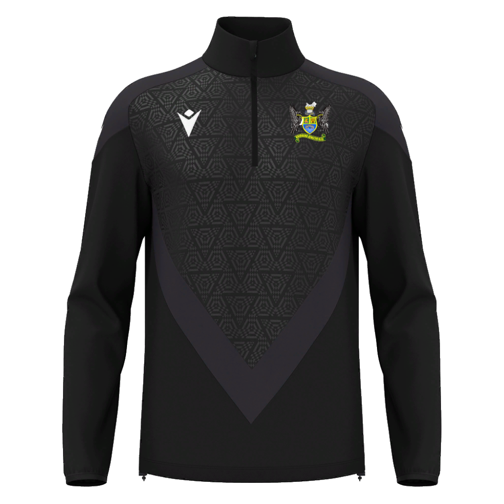 Macron Anduin 1/4 zip jersey blk jr | Image 1
