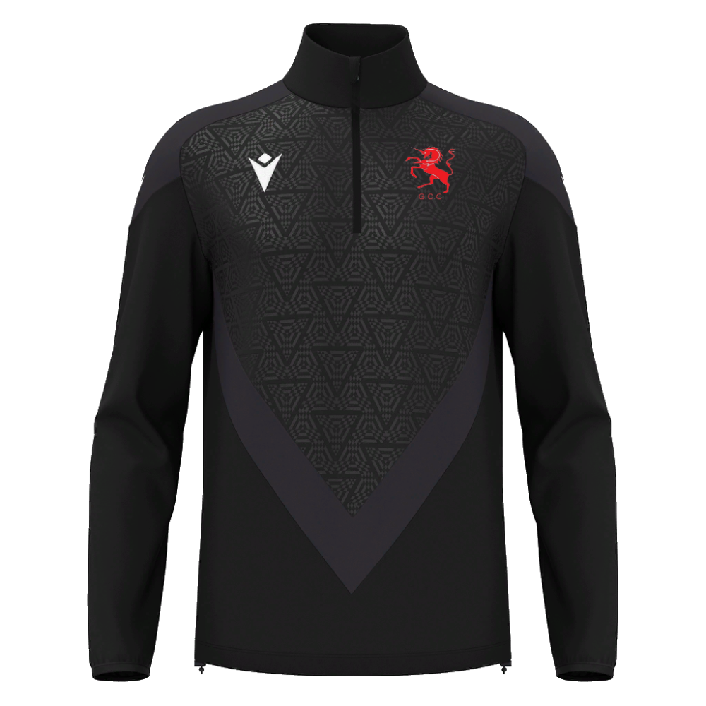 Macron Anduin 1/4 zip jersey blk jr | Image 1