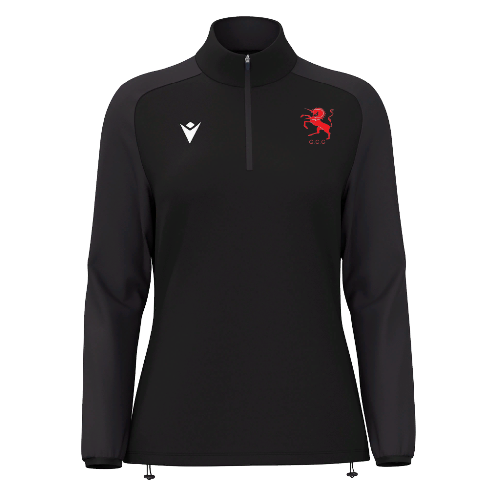 Macron Lena 1/4 zip jersey blk jr | Image 1
