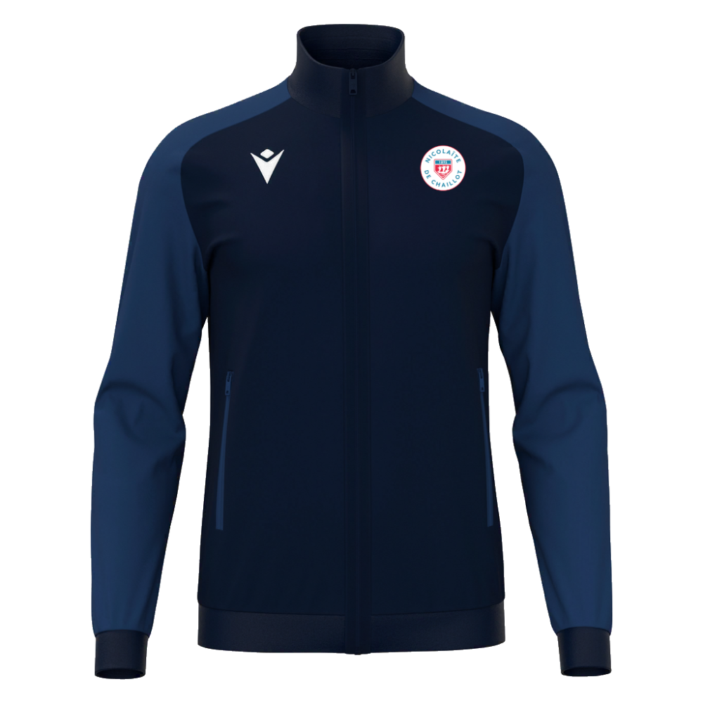 Macron Veste full zip anubis marine - logo tissé | Image 1