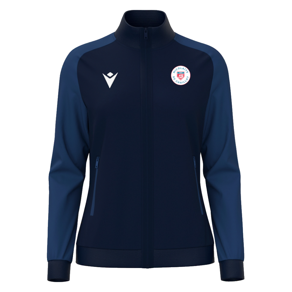 Macron Veste femme full zip rama marine - logo  tissé | Image 1