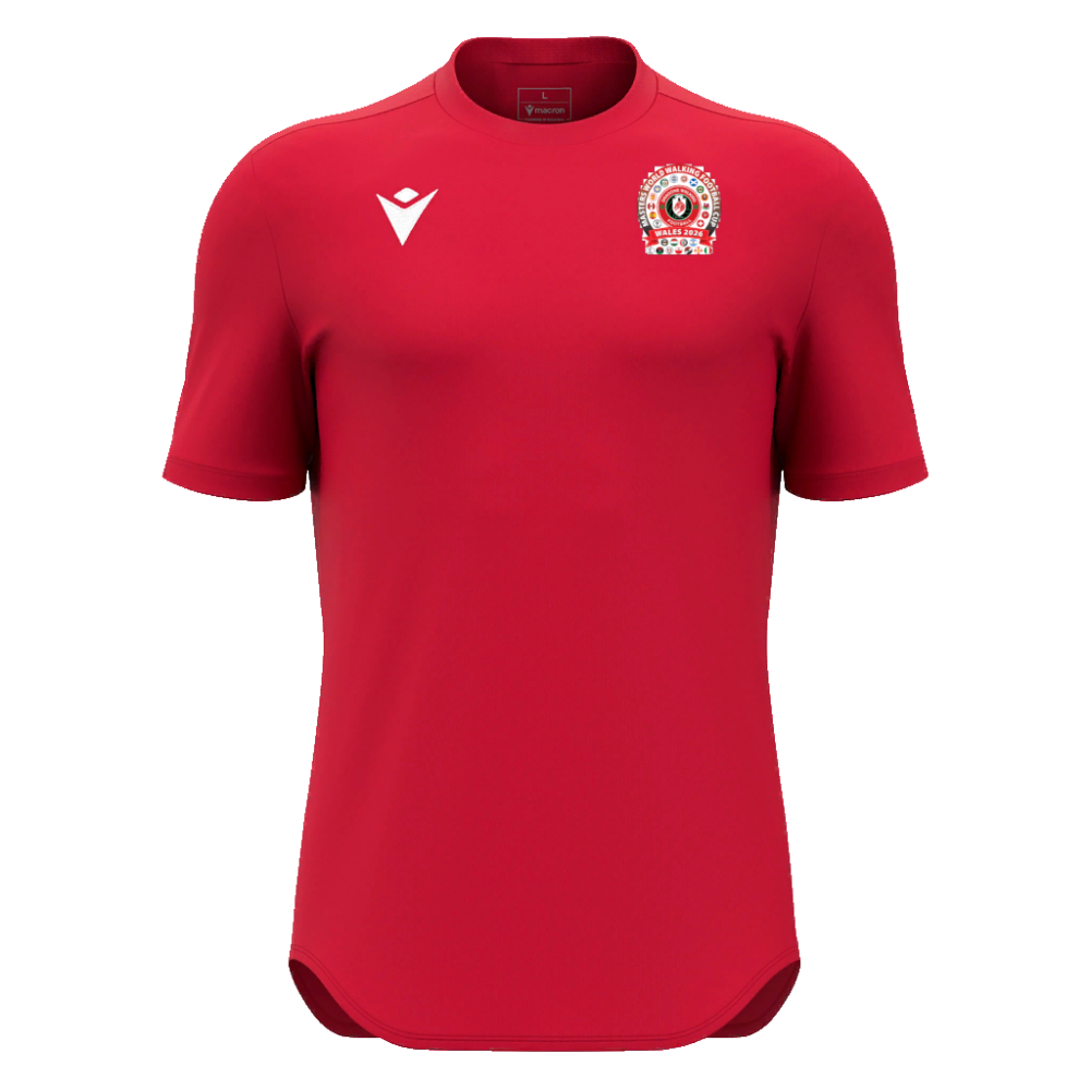 Macron Void short-sleeve shirt red sr | Image 1