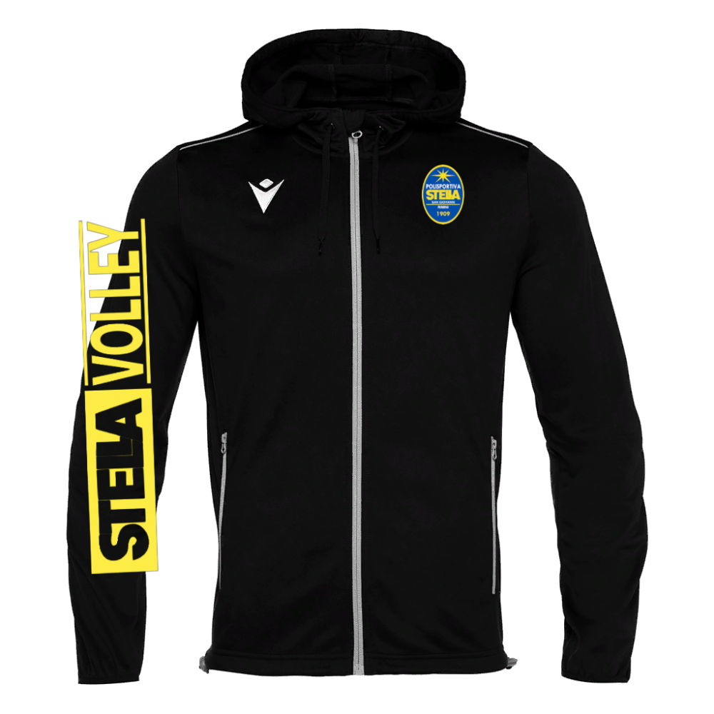Macron Felpa full zip cappuccio staff m freyr | Immagine 1