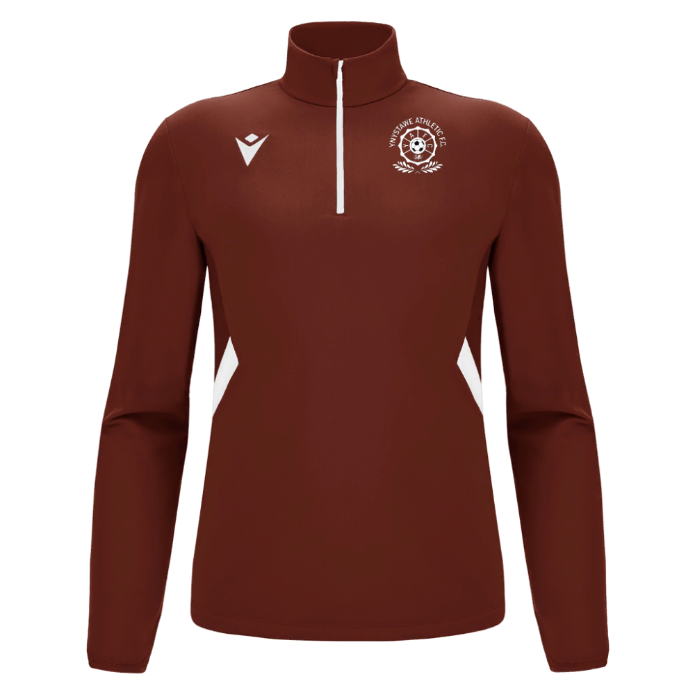 Macron Piave 1/4 zip jersey crd/wht sr | Image 1