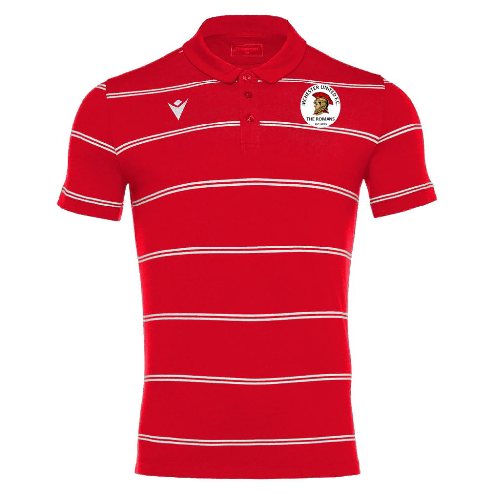 Macron Striped polo shirt in cotton jersey flamenco sr | Image 1