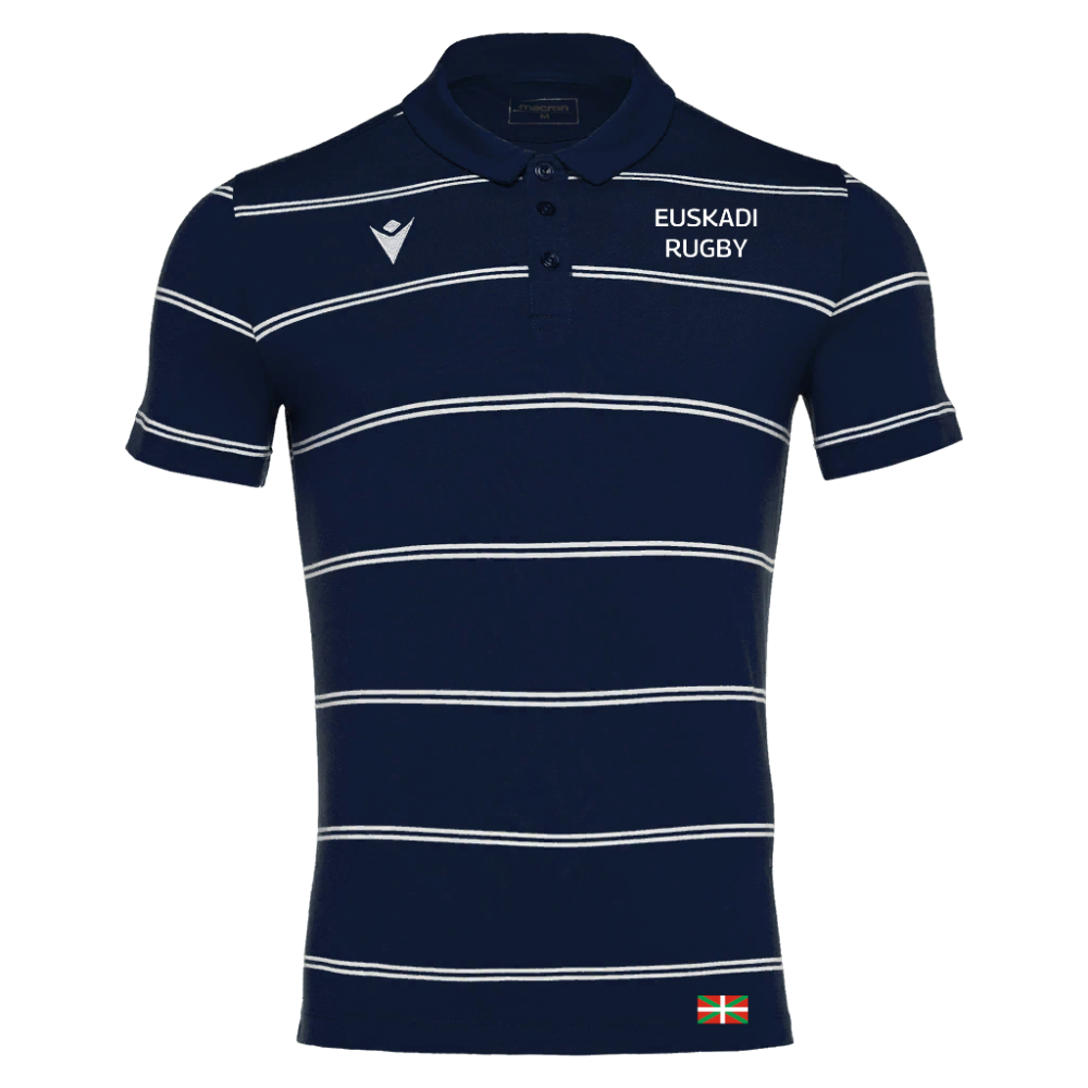 Macron Polo de rayas de algodón jersey flamenco | Imagen 1