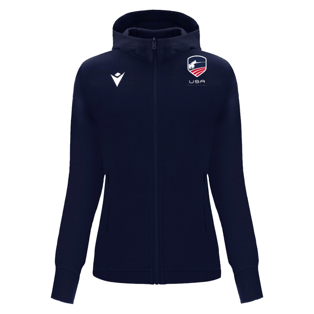 Macron Parafencing - womens' cotton hooded sweatshirt drum | Image 1