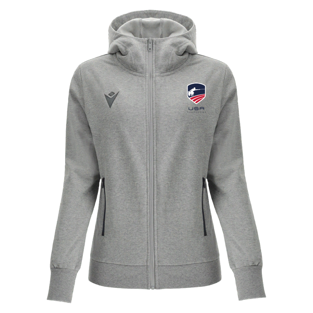 Macron Parafencing - womens' cotton hooded sweatshirt drum | Image 1