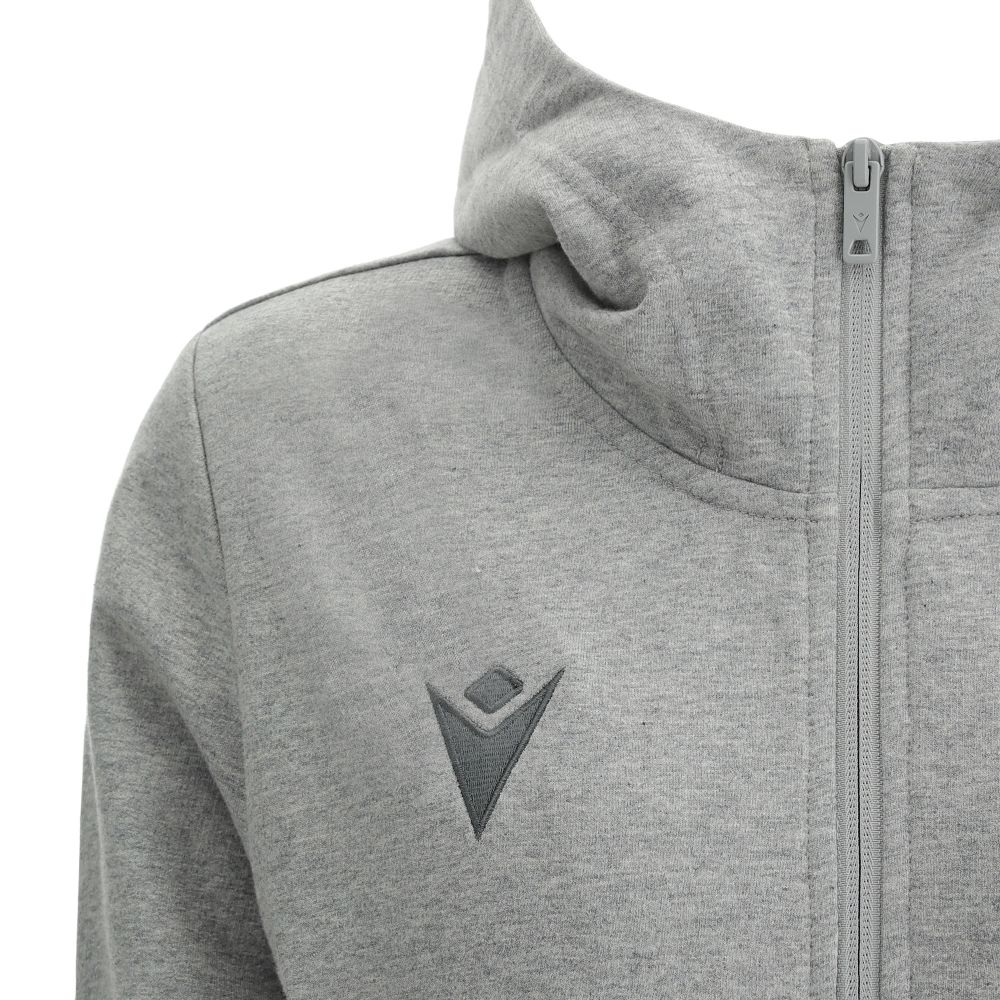 Bershka - Veste de survêtement à capuche et fermeture éclair - Gris