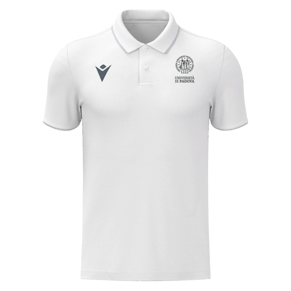 Macron Polo draco bianca unipd | Immagine 1