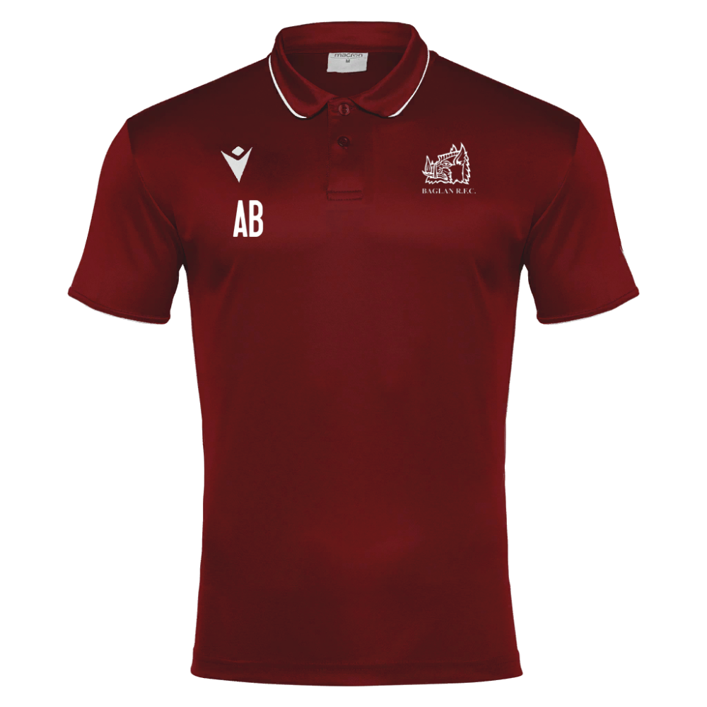 Macron Draco hero polo crd/wht sr | Image 1