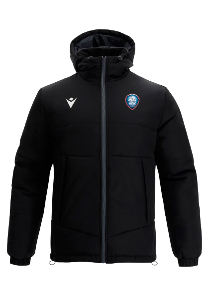 Macron Andes bomber noir avec logo brodé | Image 1