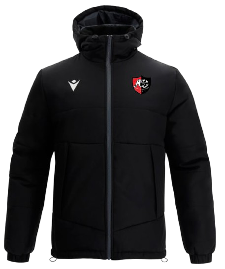 Macron Bomber andes noir avec logo brodé | Image 1