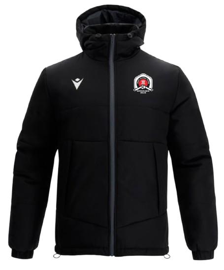 Macron Bomber andes noir avec logo brodé | Image 1