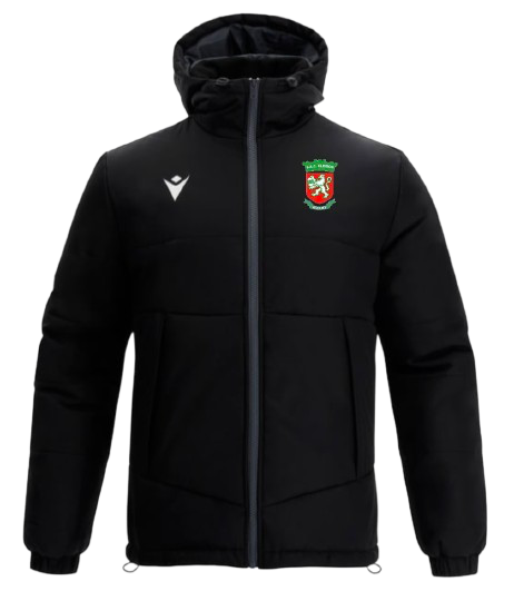 Macron Bomber andes noir avec logo brodé | Image 1