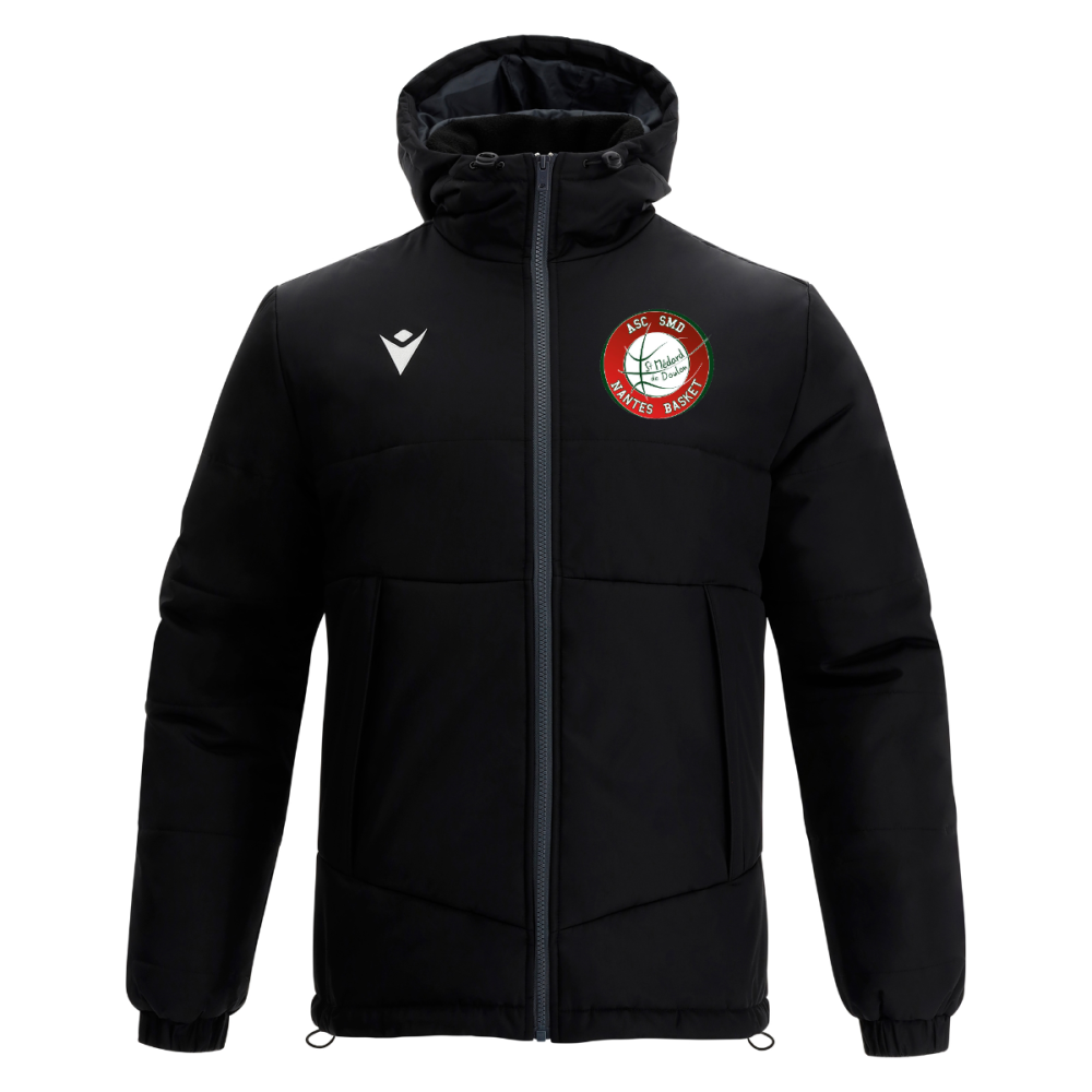 Macron Andes  bomber noir avec logo brodé | Image 1