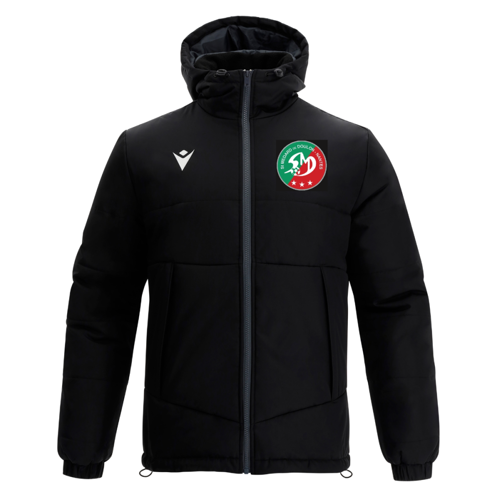 Macron Andes  bomber noir avec logo brodé | Image 1